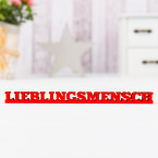 Dekoschriftzug "Lieblingsmensch"