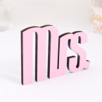 3D-Schriftzug Mrs.