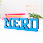 3D-Schriftzug Nerd