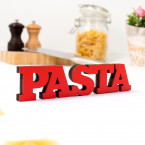 3D-Schriftzug Pasta