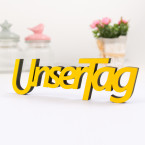 3D-Schriftzug Unser Tag