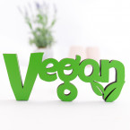 3D-Schriftzug Vegan