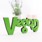 3D-Schriftzug Vegan