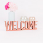 Welcome 3D-Schriftzug