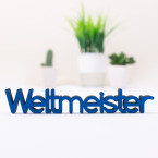 Dekoschriftzug Weltmeister