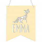 Fuchs Wimpel Dekoration