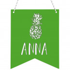 Deko Wimpel Ananas