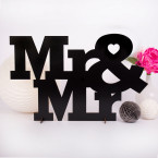 Gästebuch aus Holz zur Hochzeit Mr&Mr