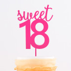 Cake Topper sweet 18