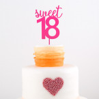 Cake Topper sweet 18