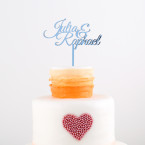 Cake Topper mit Euren Namen