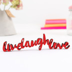 3D-Schriftzug Live Laugh Love