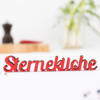 Dekoschriftzug Sterneküche