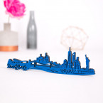 3D-Skyline New York aus Holz