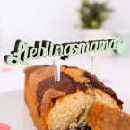 Halter für Kuchen Dekoschriftzug