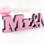 3D-Schriftzug Mr. & Mrs.