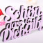 schön, dass es dich gibt dekoschrifzug