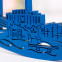 3D-Skyline Hamburg aus Holz