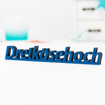 Dekoschriftzug "Dreikäsehoch"