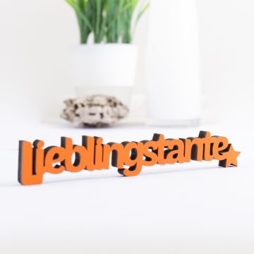 3D-Schriftzug Lieblingstante