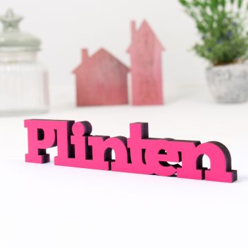3D-Schriftzug Plinten