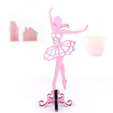 Schmuckhalterung Ballerina aus Holz