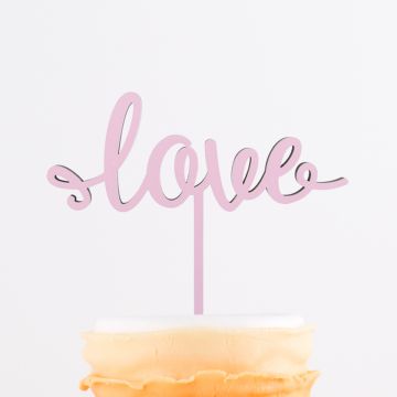 Cake Topper Love