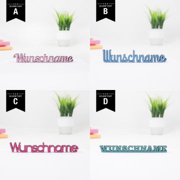 Schriftzug selbst gestalten