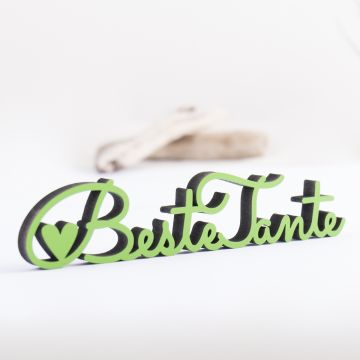 Schriftzug Beste Tante