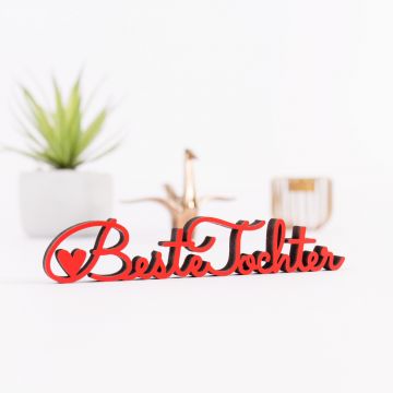Beste Tochter mit Herz