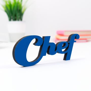 Schriftzug Chef