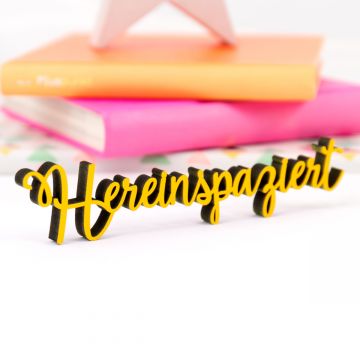 Dekoschriftzug "Hereinspaziert"