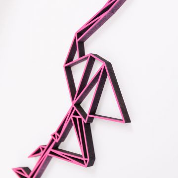 ORIGAMI 3D-Motiv Flamingo