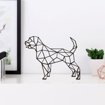 ORIGAMI 3D-Motiv Bär in der Farbe Kupfer