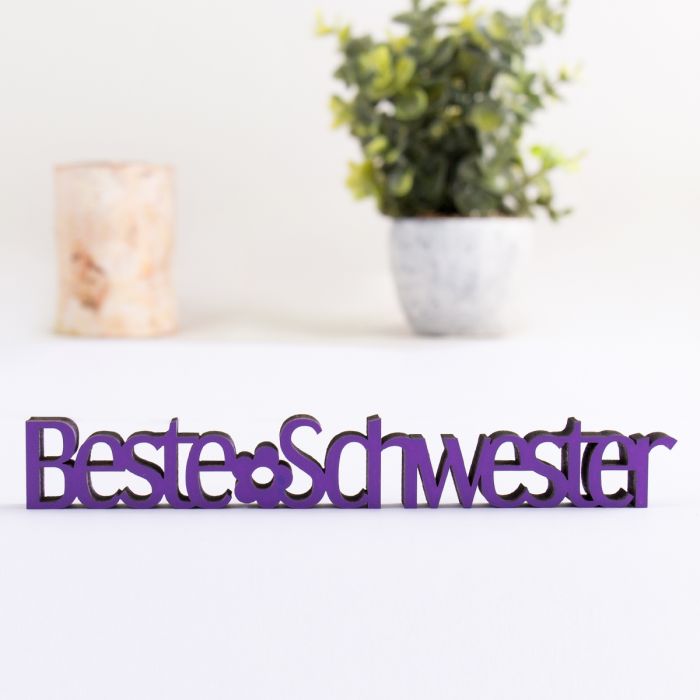 Dekoschriftzug Beste Schwester main product photo