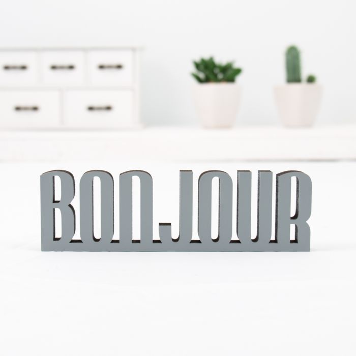 Dekoschriftzug Bonjour main product photo