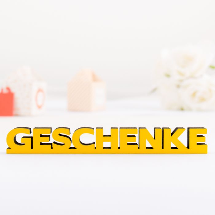 Dekoschriftzug Geschenke main product photo