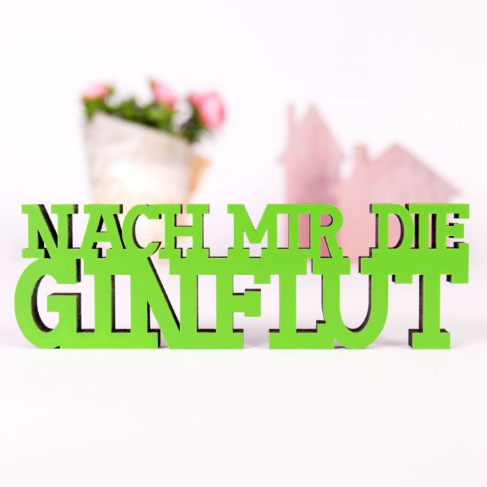 Dekoschriftzug Nach mir die Ginflut main product photo