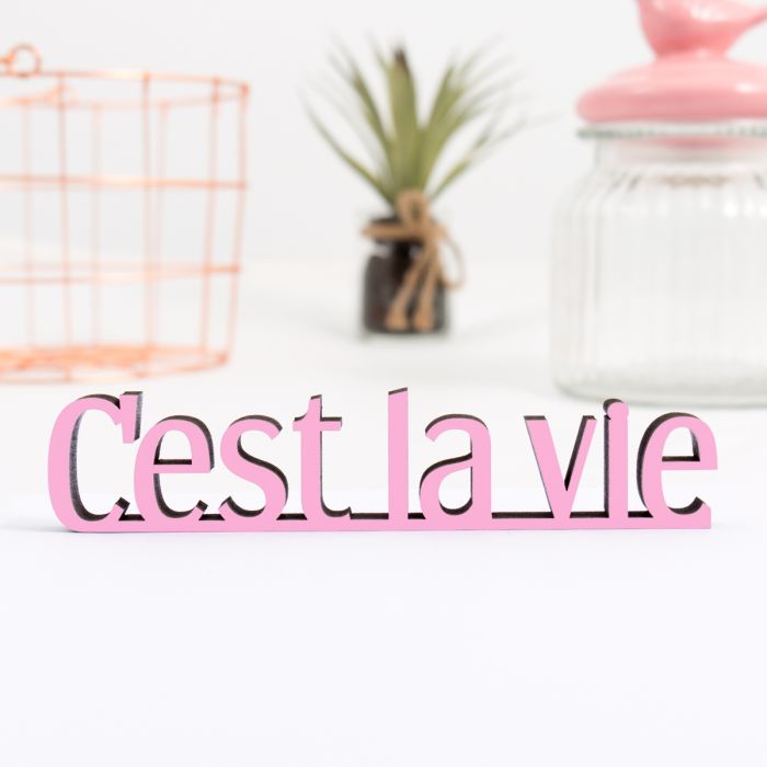 Dekoschriftzug Cest la vie main product photo