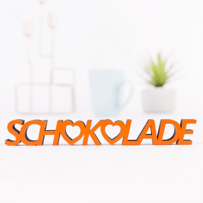 Dekoschriftzug Schokolade main product photo