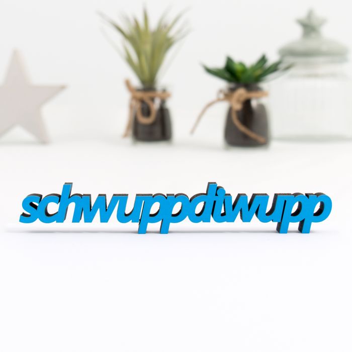 Dekoschriftzug Schwuppdiwupp main product photo