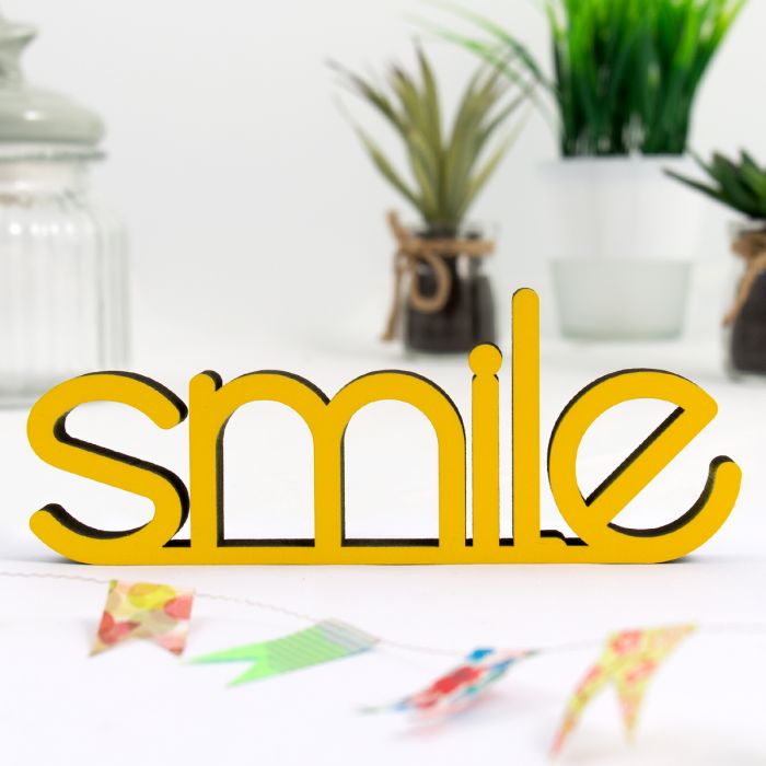 Dekoschriftzug Smile main product photo