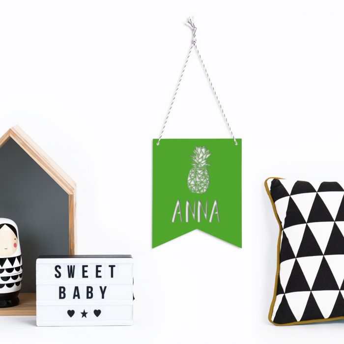 Wimpel Ananas Wunschname main product photo