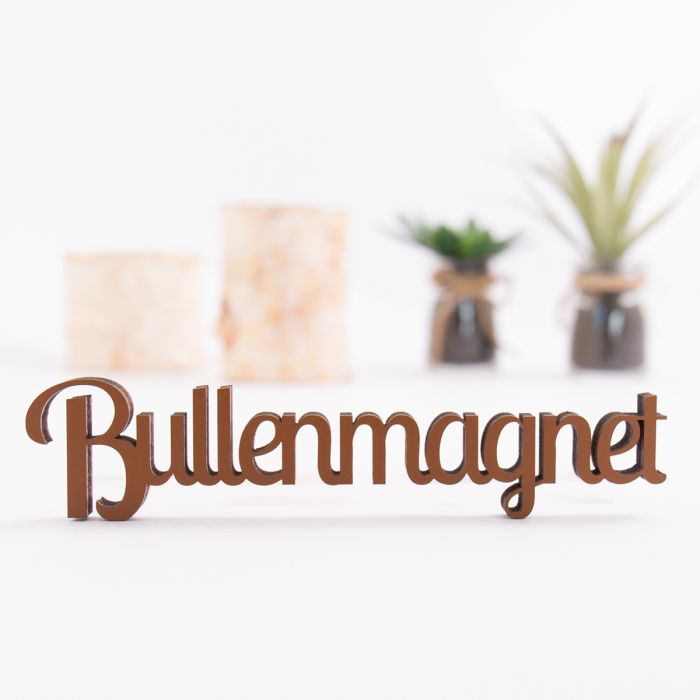 Dekoschriftzug Bullenmagnet main product photo