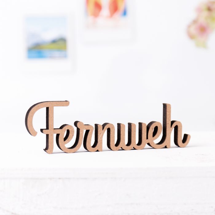 Dekoschriftzug Fernweh main product photo