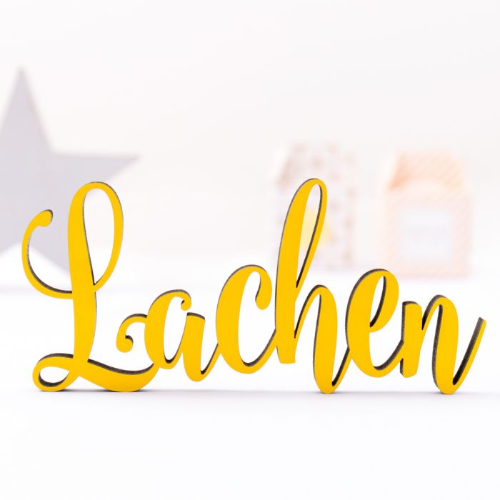 Dekoschriftzug Lachen main product photo