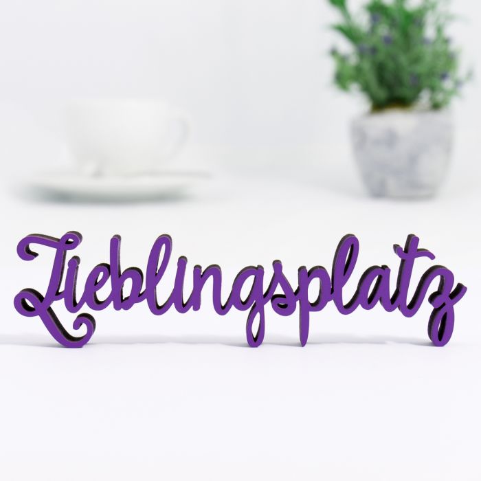 Dekoschriftzug Lieblingsplatz main product photo