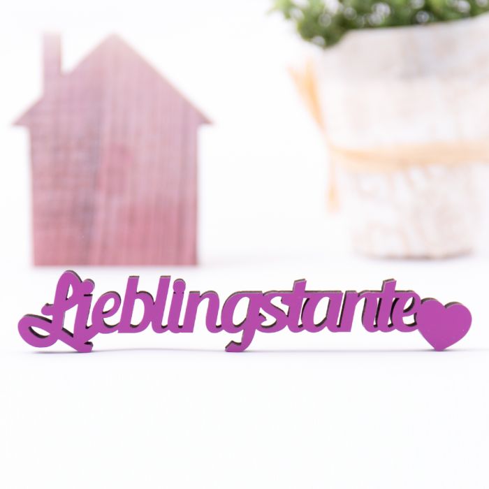 Dekoschriftzug Lieblingstante main product photo