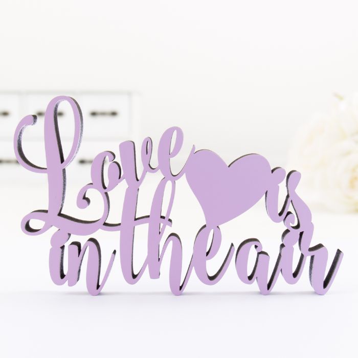 Dekoschriftzug Love is in the air main product photo