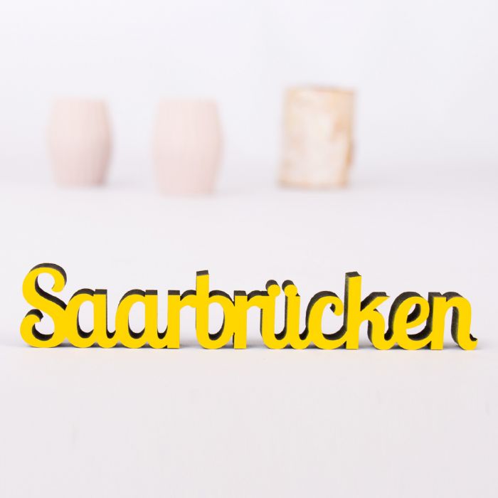 Dekoschriftzug Saarbrücken main product photo